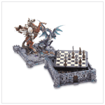 Dragon and Knight Chess Set